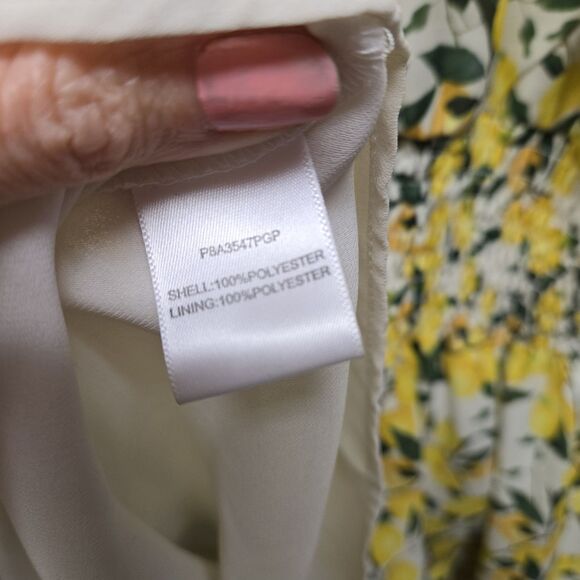 Parker Lemon Limon Mini Sun Dress Sz Small Ruffles Italy Vacation Resort Amalfi - Picture 9 of 11